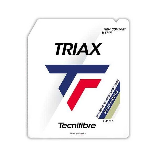 TECNIFIBRE TRIAX 1.28 MM Tenisový výplet, dummy, velikost