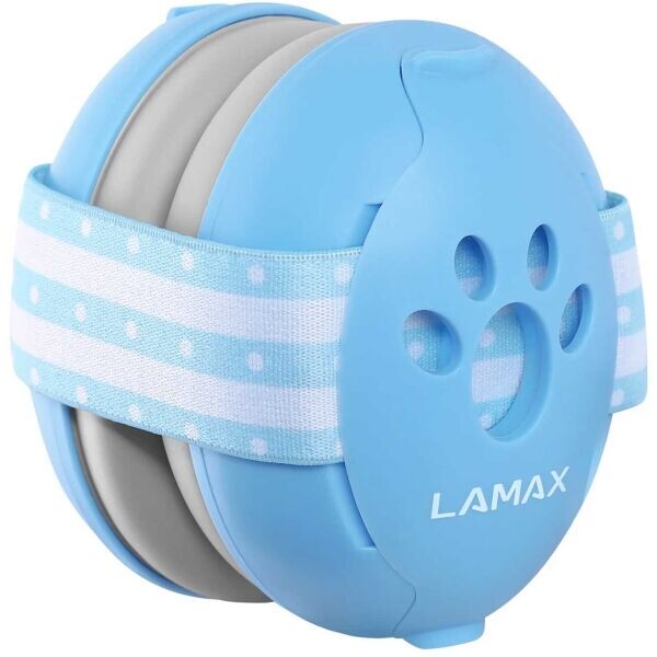 LAMAX BABYMUFFS1 Dětská protihluková sluchátka, světle modrá, velikost