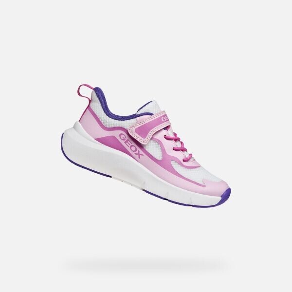 Geox J PRO-RAN GIRL Dívčí sportovní tenisky, růžová, velikost