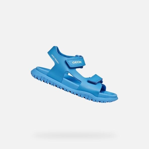 Geox J SANDAL FUSBETTO BOY Dětské sandály, světle modrá, velikost