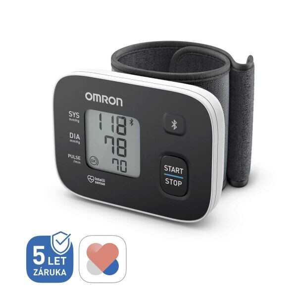 OMRON RS3 INTELLI IT Tonometr, černá, velikost
