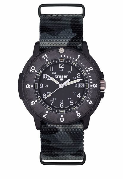 Traser P65 Tactical Mission Black Camo Nato
