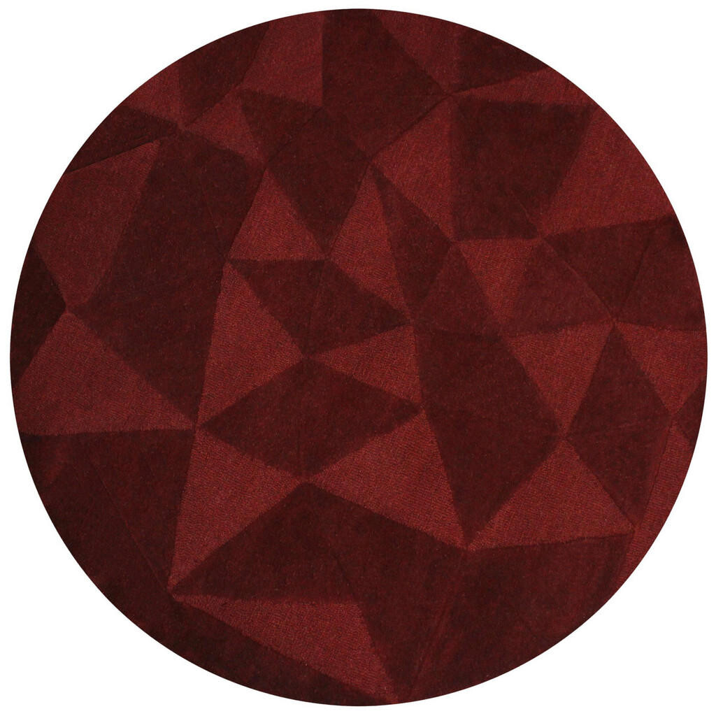 Flair Rugs VLNĚNÝ KOBEREC, 160/160 cm červená