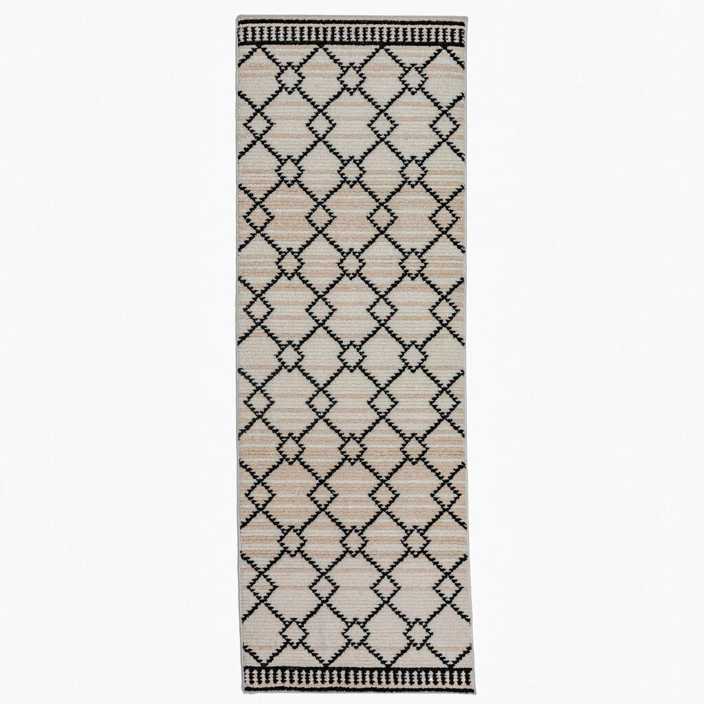 Flair Rugs BĚHOUN, 80/300 cm, černá