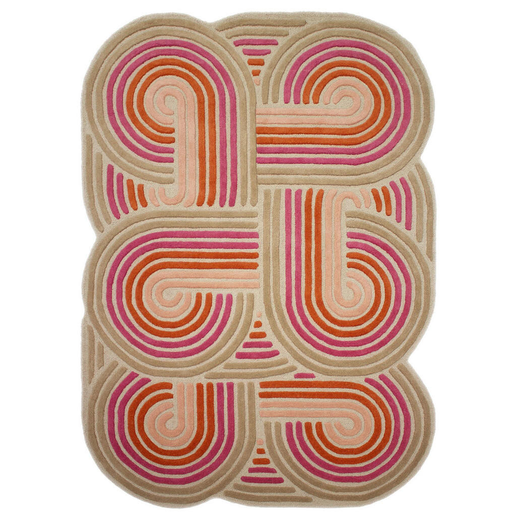 Flair Rugs VLNĚNÝ KOBEREC, 160/230 cm pink