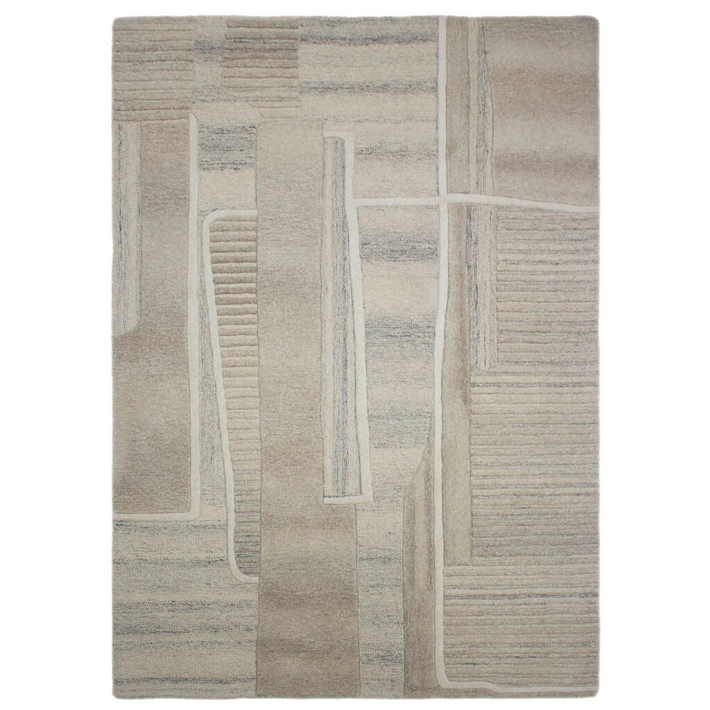 Flair Rugs VLNĚNÝ KOBEREC, 140/200 cm přírodní barvy