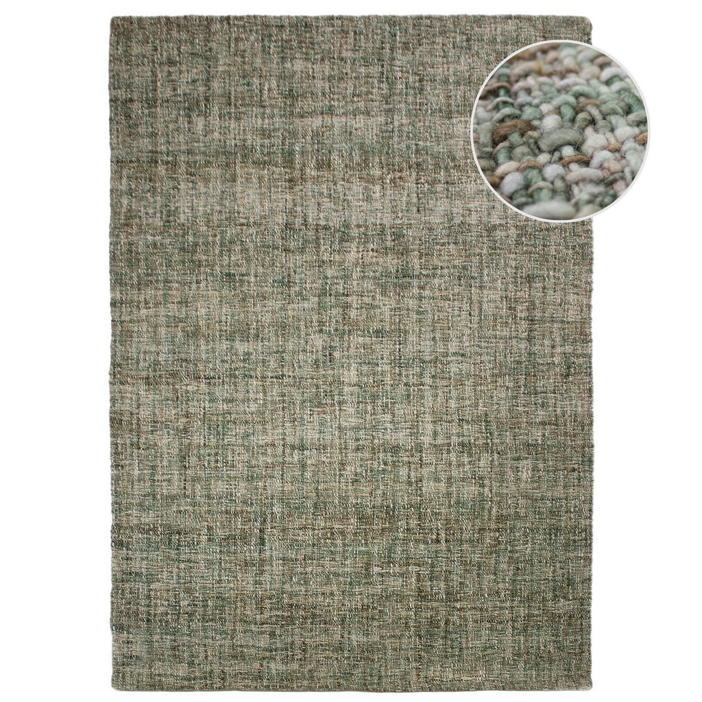 Flair Rugs VLNĚNÝ KOBEREC, 160/230 cm zelená