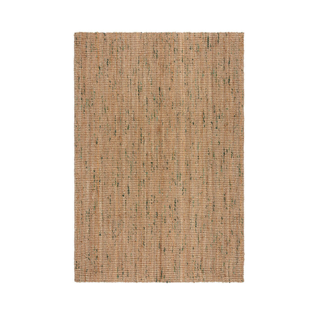 Flair Rugs RUČNĚ TKANÝ KOBEREC, 120/170 cm zelená, přírodní barvy