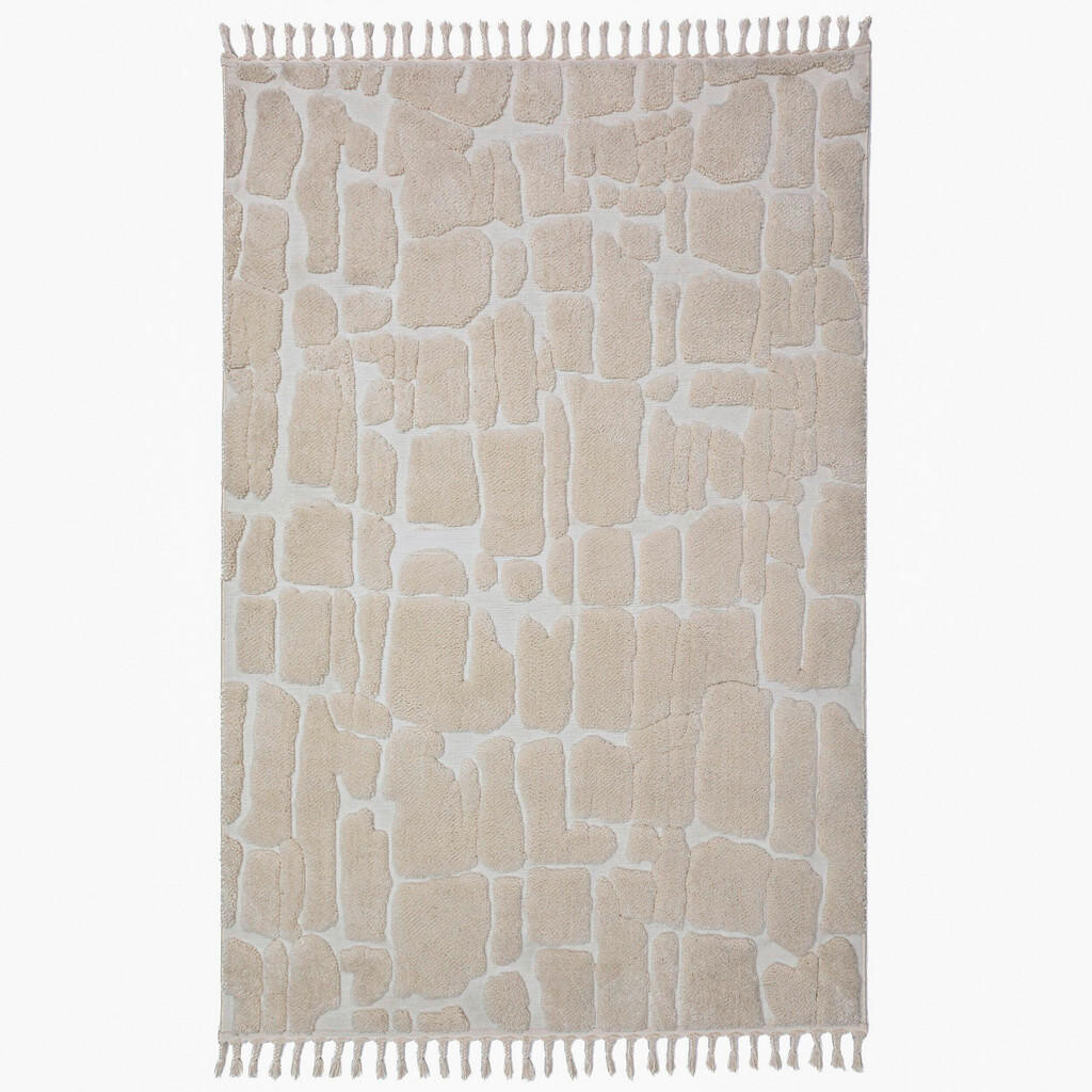 Flair Rugs KOBEREC S VYSOKÝM VLASEM, 133/190 cm krémová