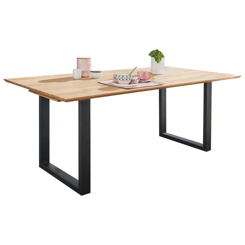 P & B JÍDELNÍ STŮL, divoký dub, 160/90/75 cm