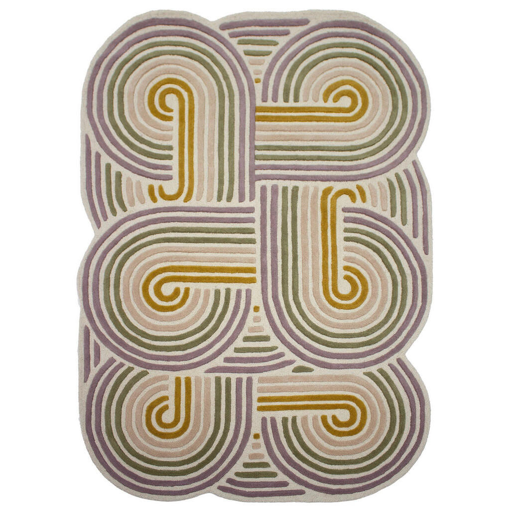 Flair Rugs VLNĚNÝ KOBEREC, 140/200 cm zelená