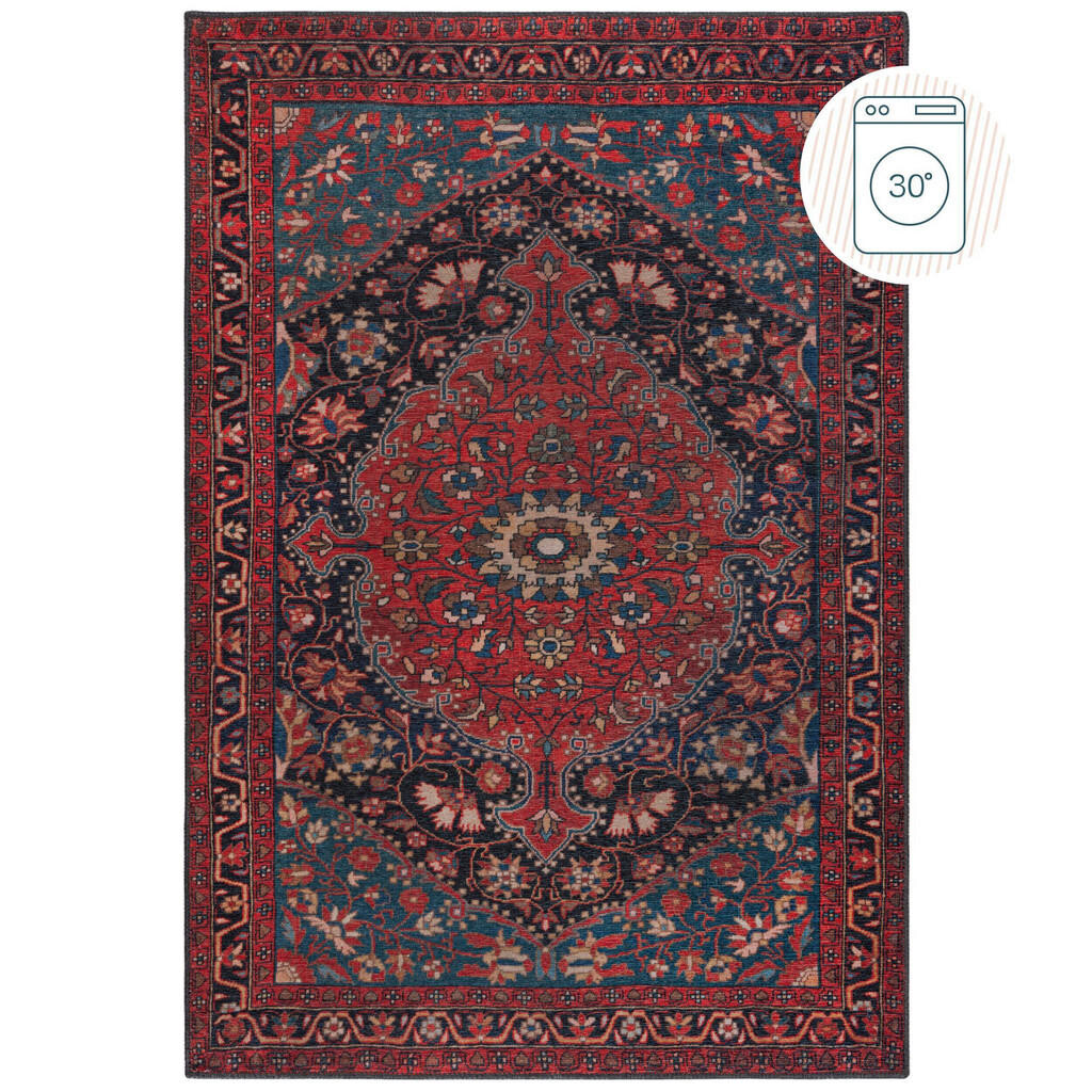 Flair Rugs TKANÝ KOBEREC, 152/230 cm červená