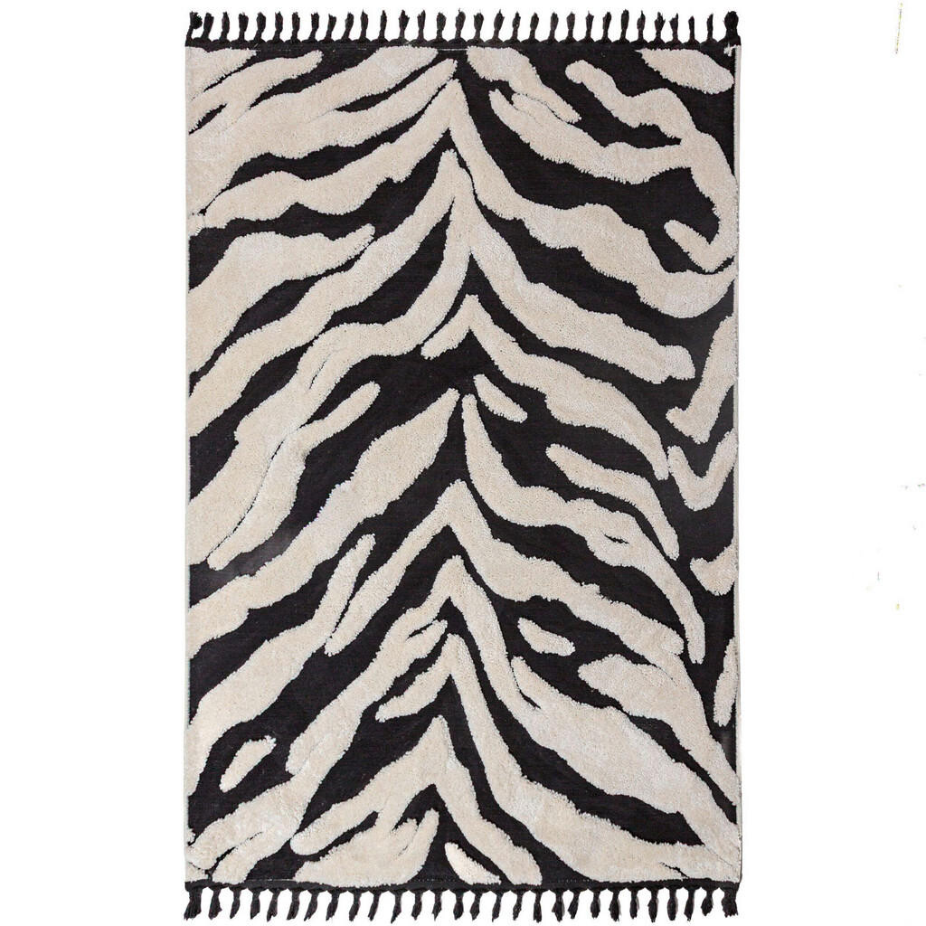 Flair Rugs KOBEREC S VYSOKÝM VLASEM, 200/300 cm černá