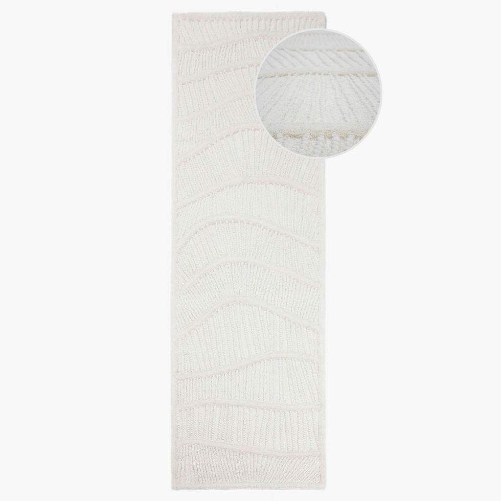 Flair Rugs BĚHOUN, 80/230 cm, bílá