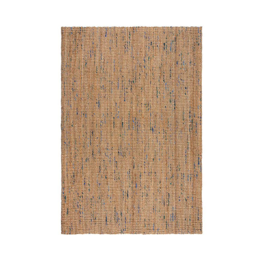 Flair Rugs RUČNĚ TKANÝ KOBEREC, 160/230 cm modrá, přírodní barvy