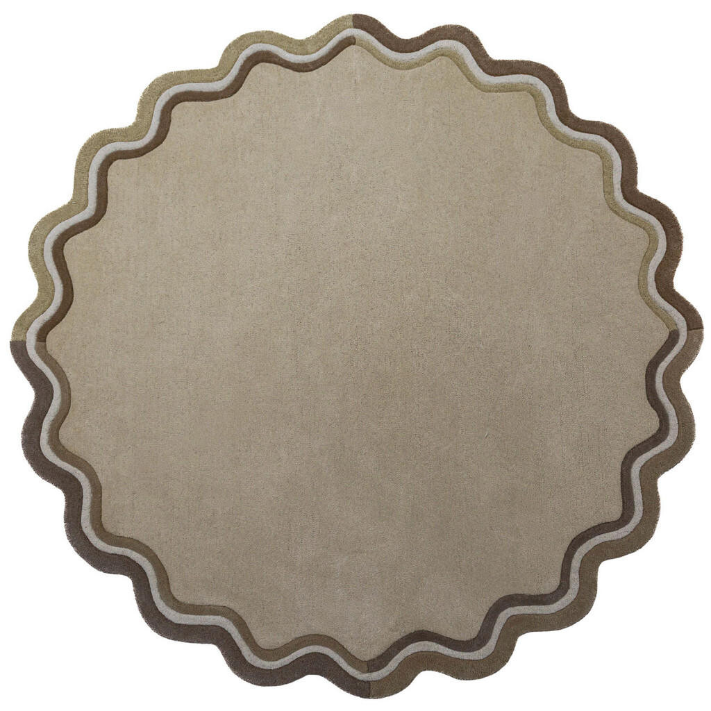 Flair Rugs VLNĚNÝ KOBEREC, 180/180 cm přírodní barvy
