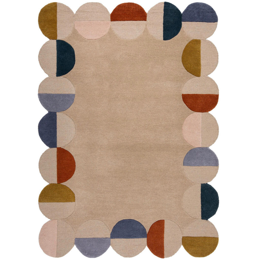 Flair Rugs VLNĚNÝ KOBEREC, 160/230 cm béžová, rezavá
