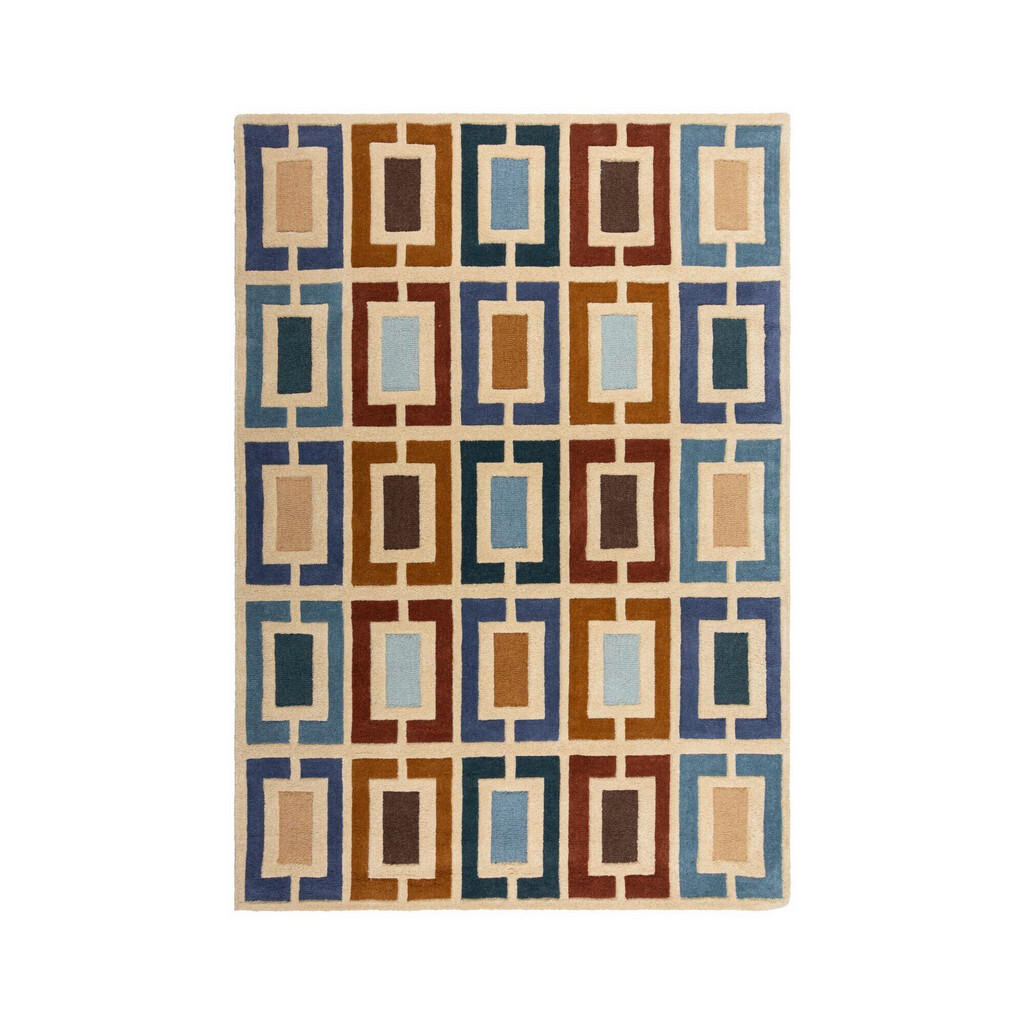 Flair Rugs VLNĚNÝ KOBEREC, 160/230 cm modrá