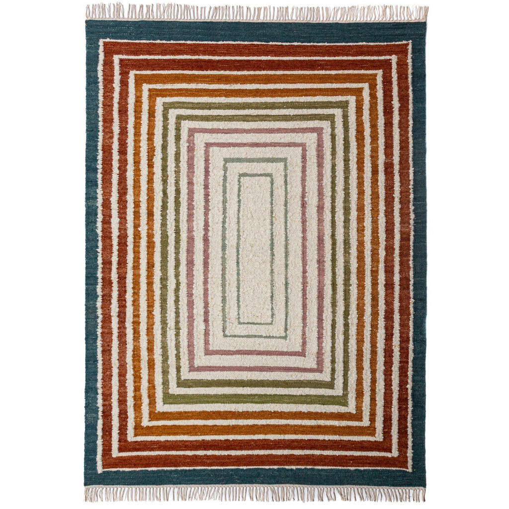 Flair Rugs RUČNĚ TKANÝ KOBEREC, 140/200 cm vícebarevná