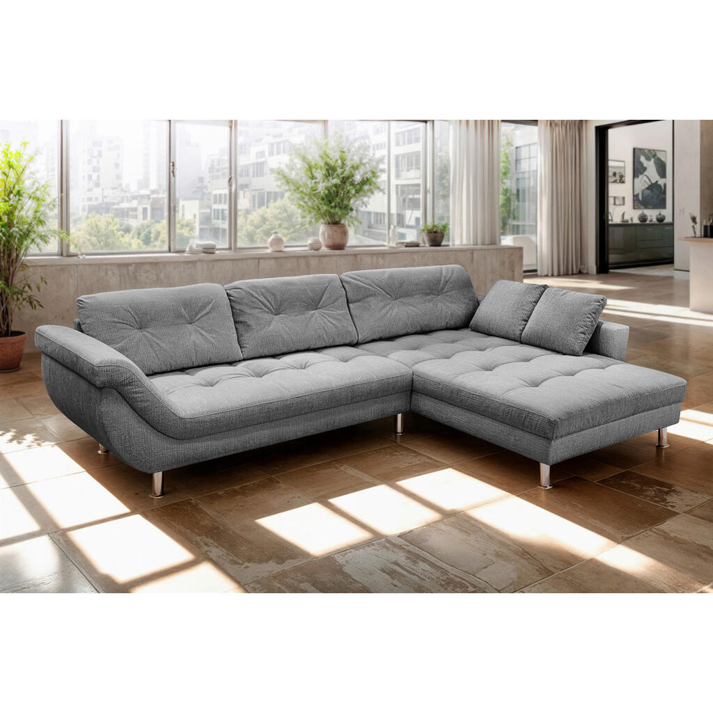 Livetastic ROHOVÁ SEDAČKA, plast, textil, kompozitní dřevo, tmavě šedá