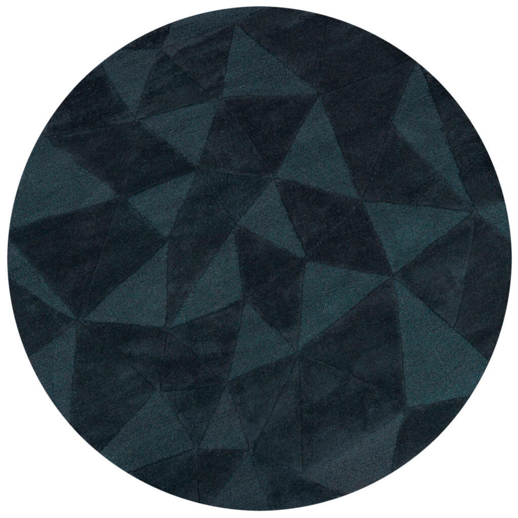 Flair Rugs VLNĚNÝ KOBEREC, 160/160 cm modrá
