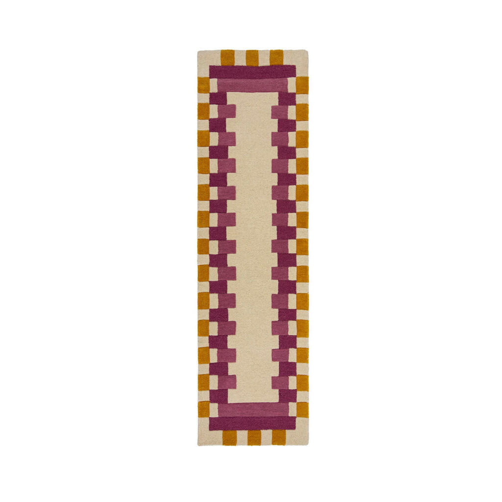 Flair Rugs BĚHOUN, 60/230 cm, žlutá, růžová