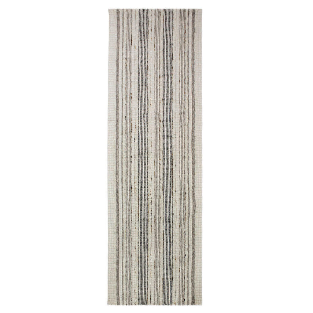 Flair Rugs RUČNĚ TKANÝ KOBEREC, 80/300 cm přírodní barvy