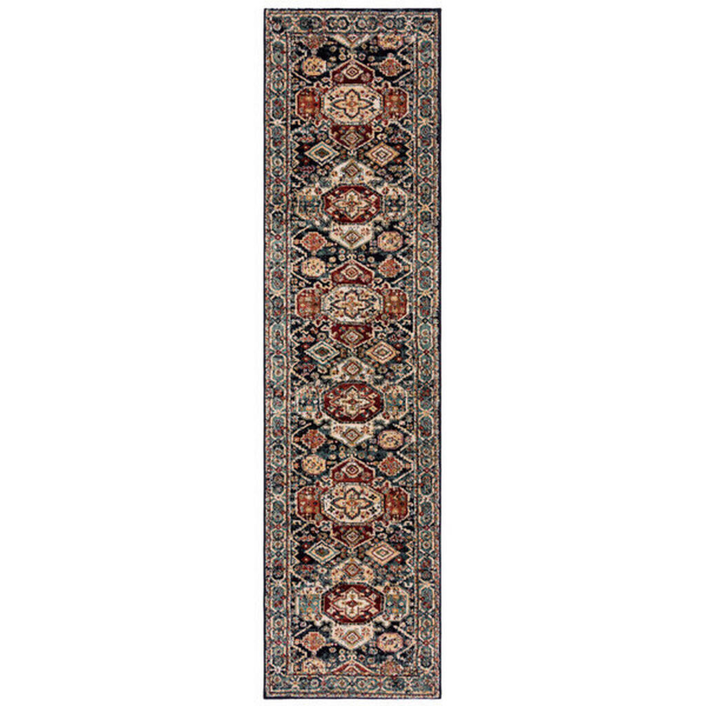 Flair Rugs VINTAGE KOBEREC, 60/230 cm, modrá