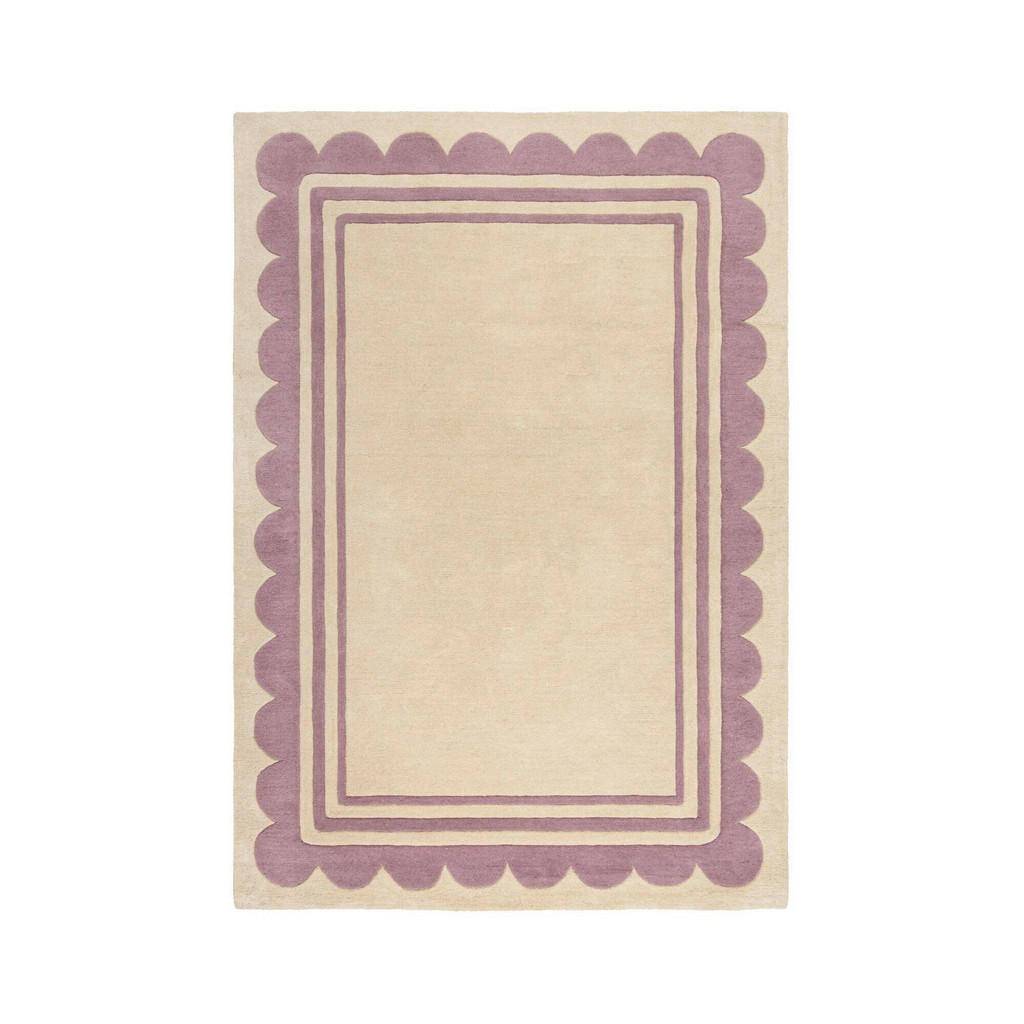 Flair Rugs RUČNĚ TKANÝ KOBEREC, 160/230 cm fialová, béžová