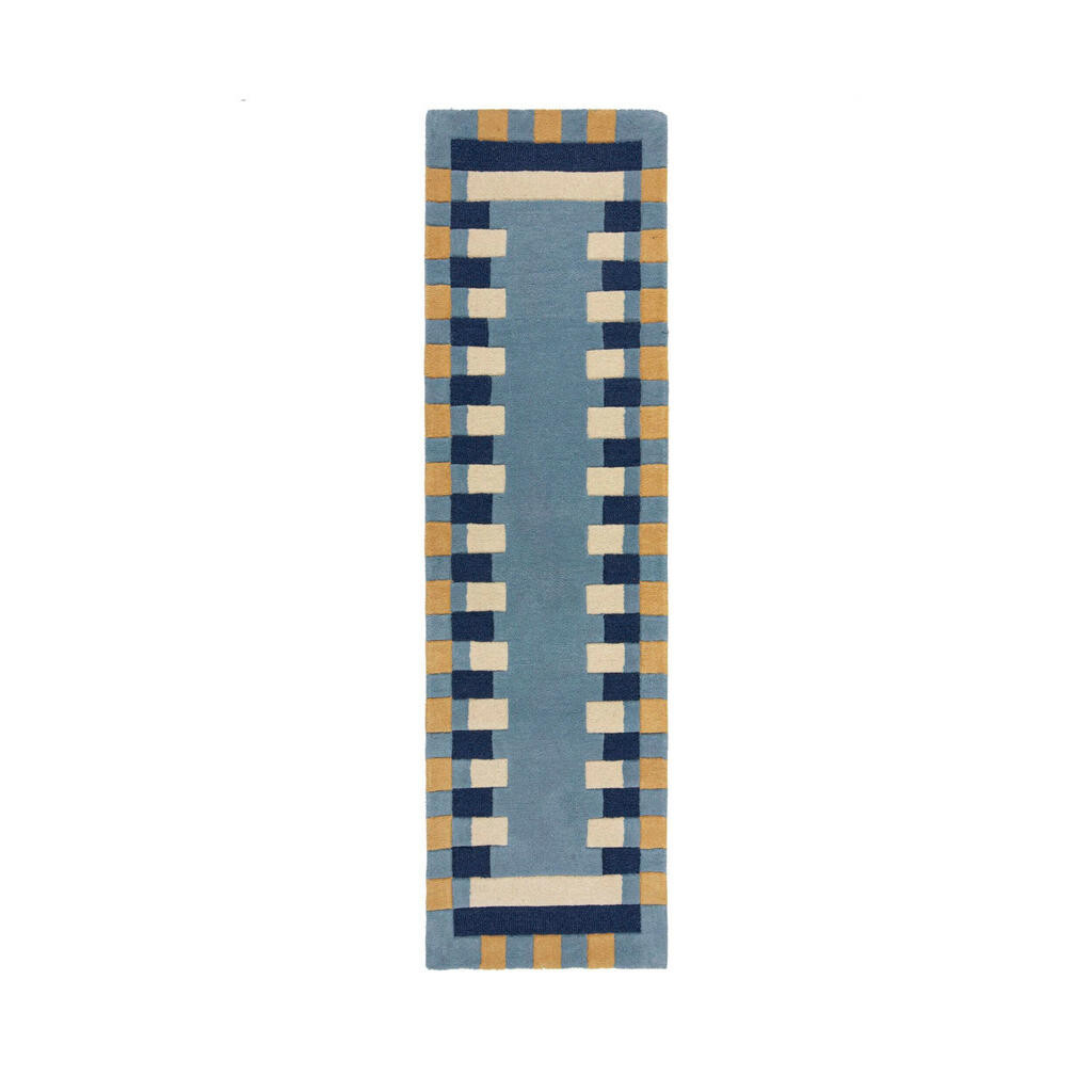 Flair Rugs BĚHOUN, 60/230 cm, modrá, žlutá