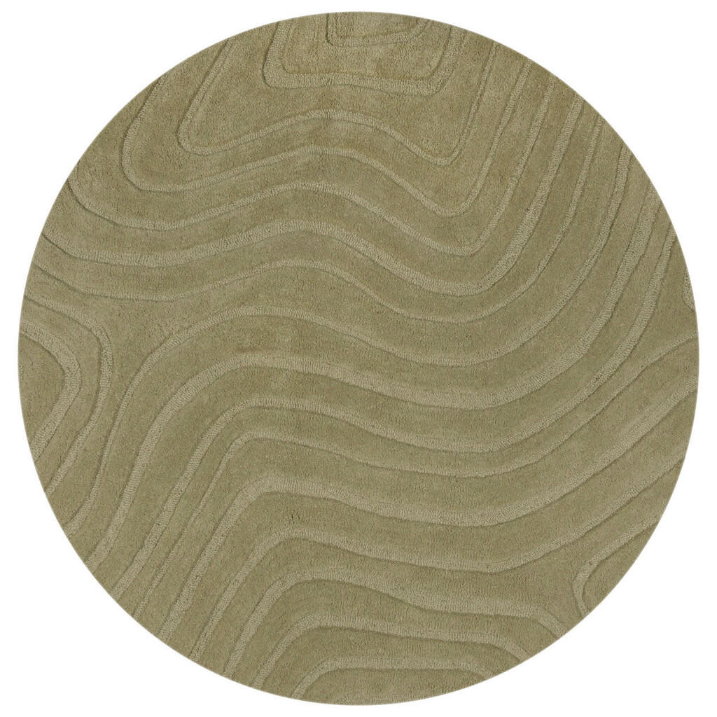 Flair Rugs VLNĚNÝ KOBEREC, 160/160 cm zelená