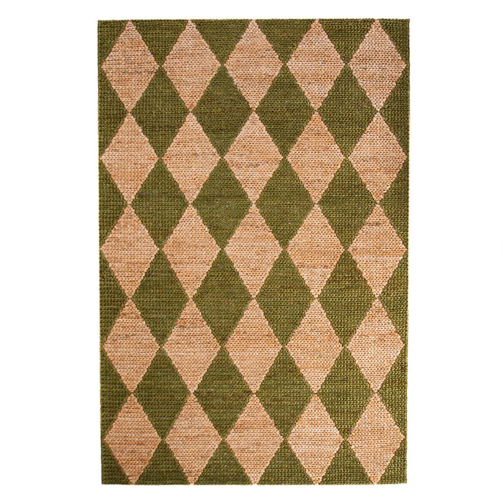 Flair Rugs RUČNĚ TKANÝ KOBEREC, 120/170 cm zelená