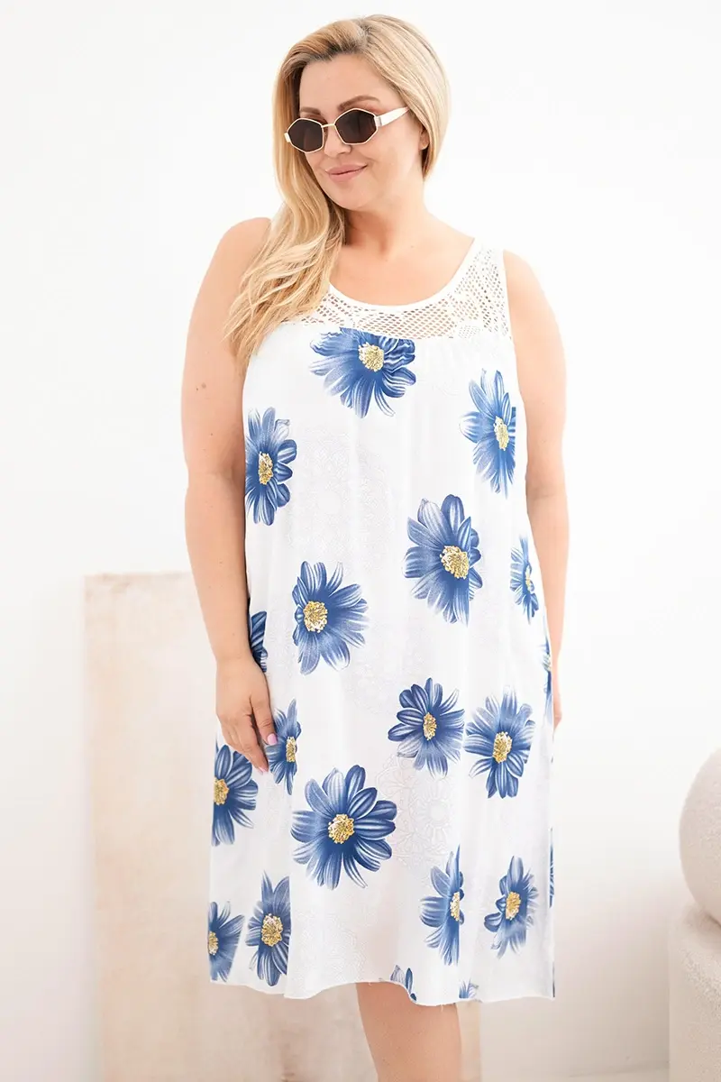 Kesi Włoski dámské plus size šaty s krajkou
