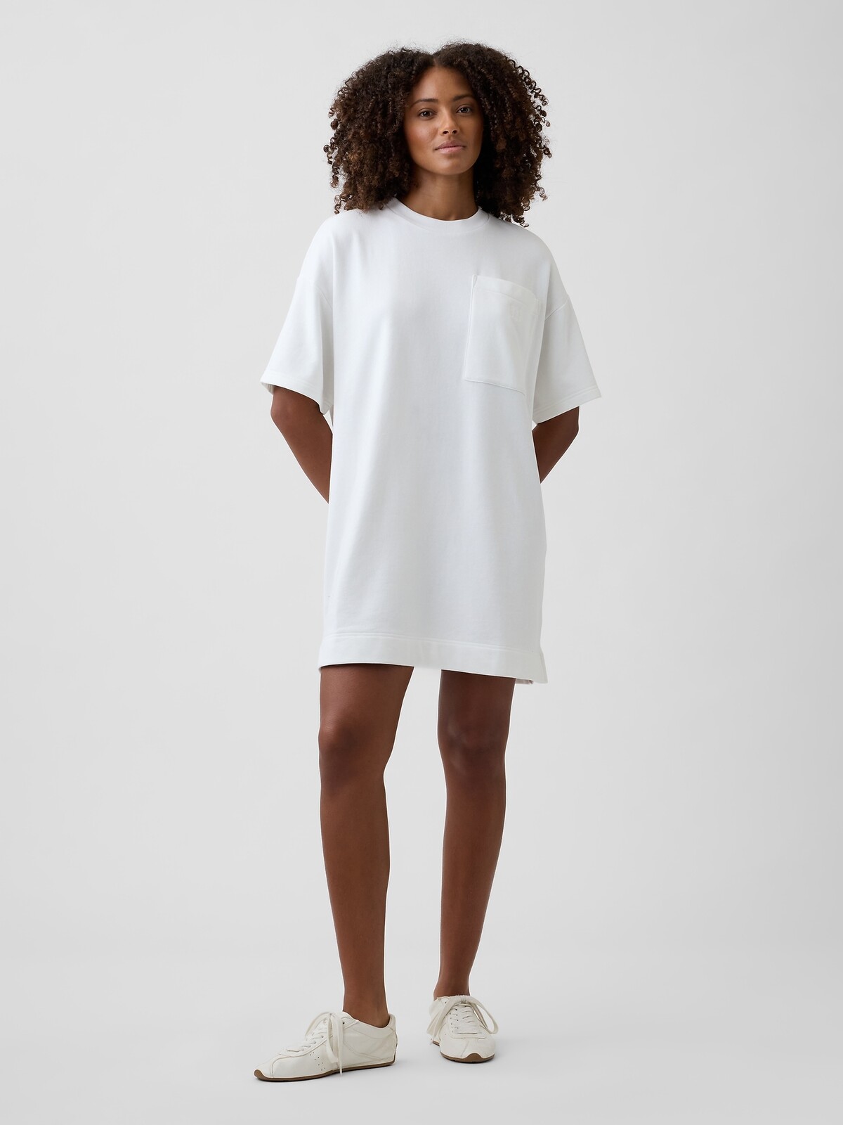 Dámské oversize mikinové šaty GAP