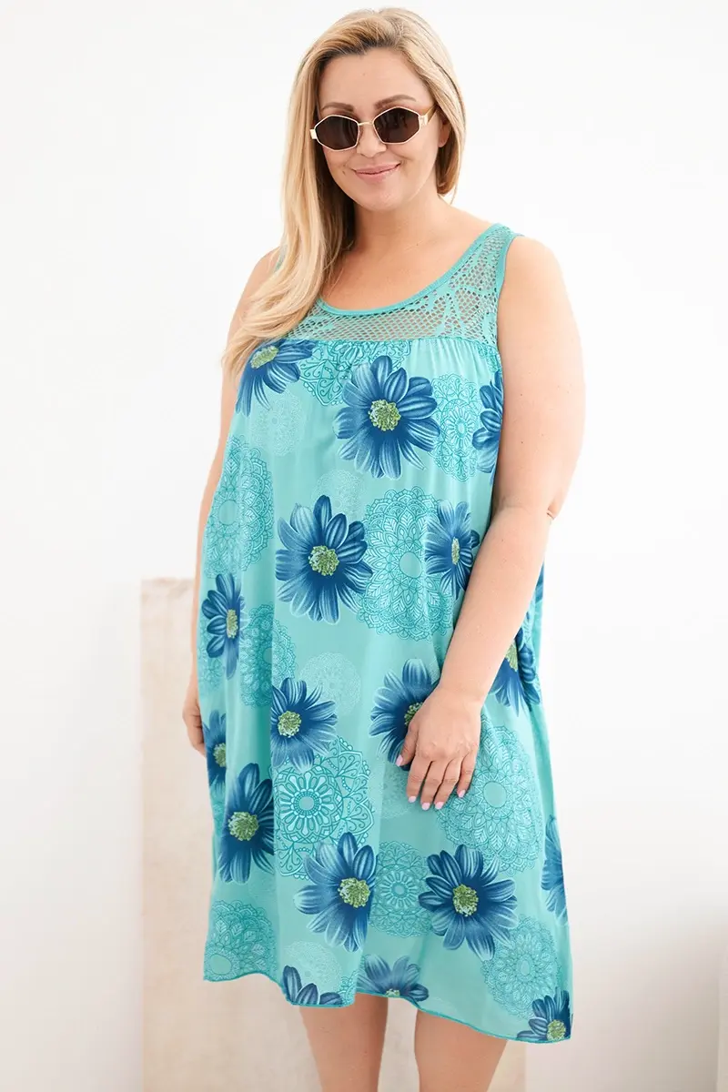 Kesi Włoski květované šaty Plus Size