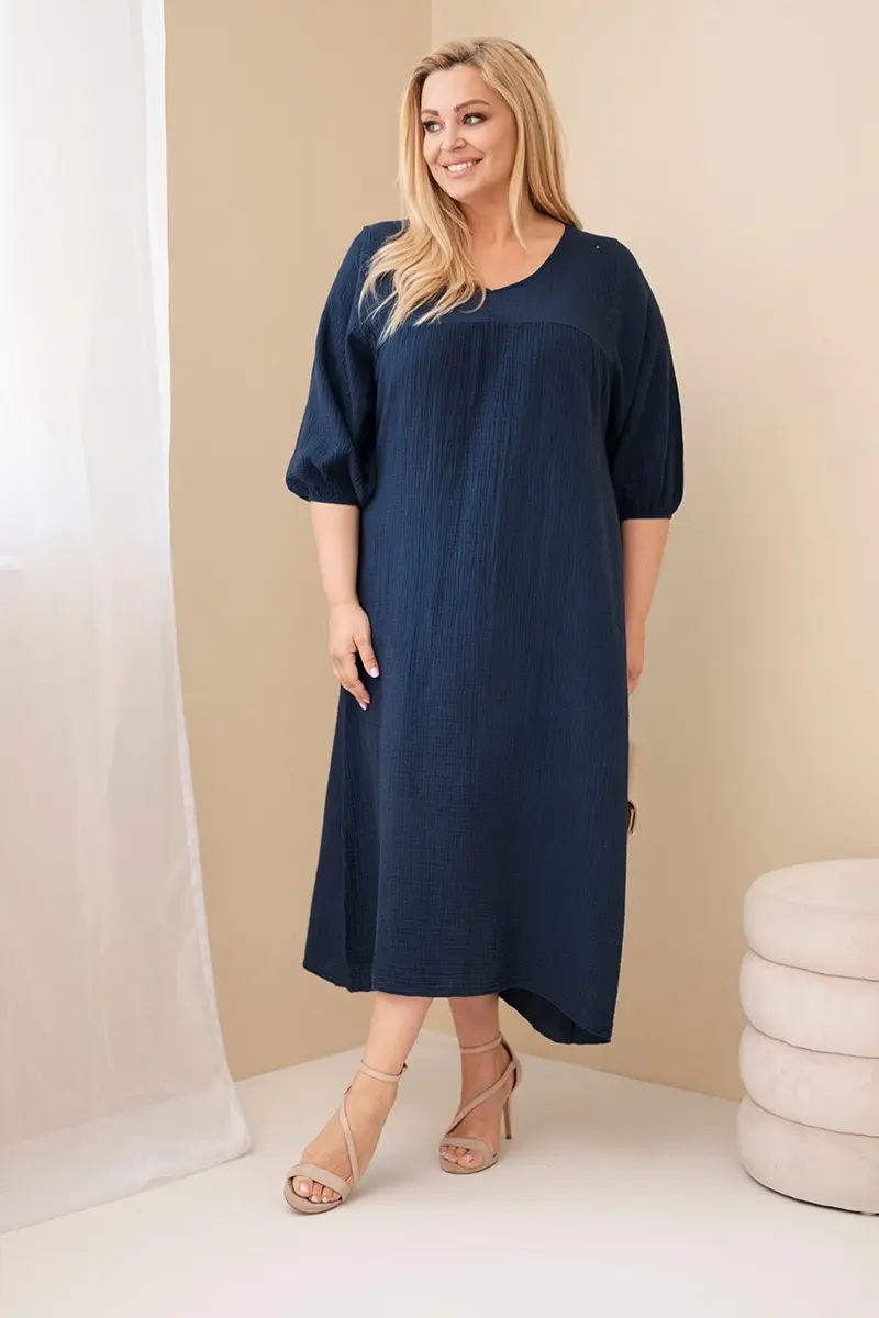 Kesi dámské oversized šaty z bavlny