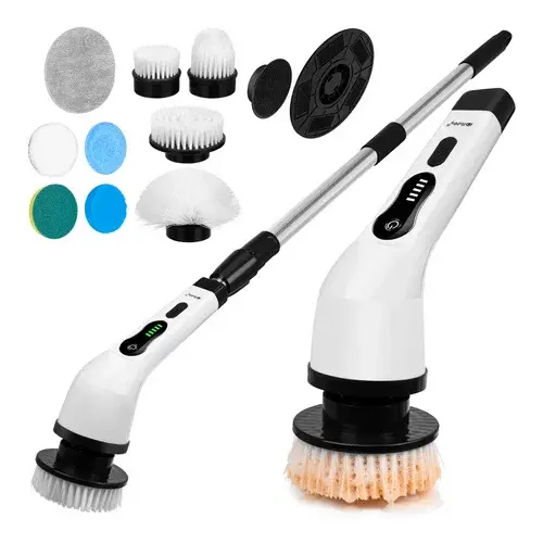 Elektrický čisticí rotační kartáč - Spin Scrubber + 9 hlavic