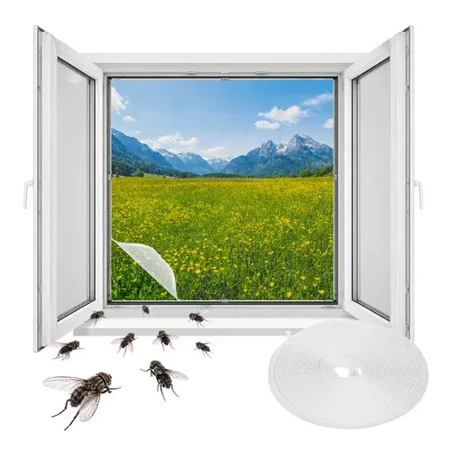 Moskytiéra, síť na okno 160 × 130 cm – bílá