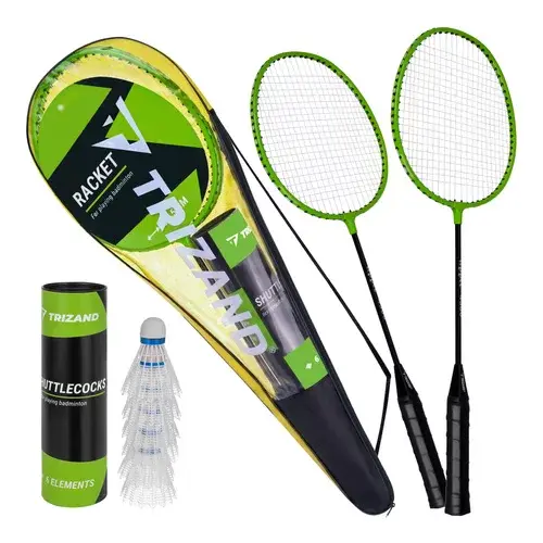 Badmintonová sada – 2 rakety, 6 košíčků a pouzdro