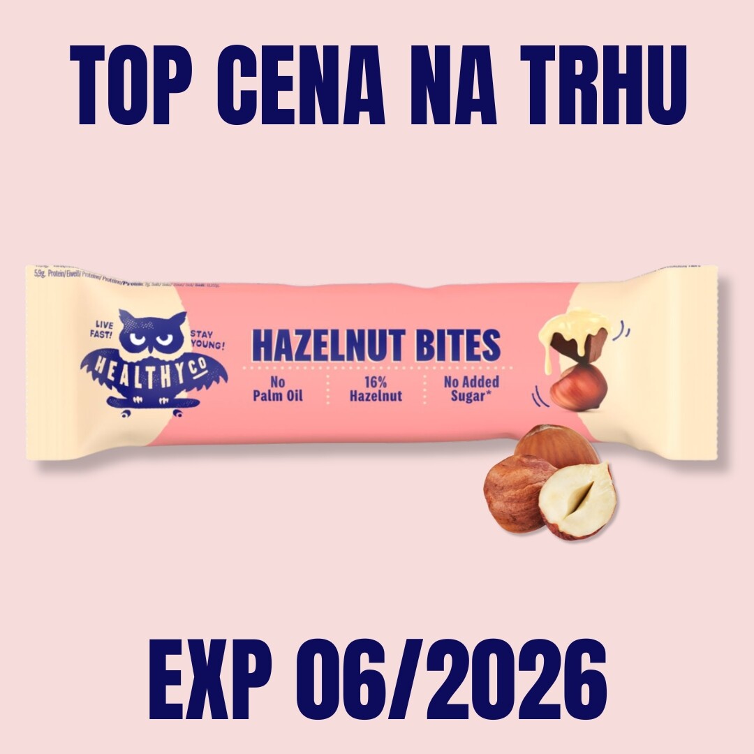 HealthyCo Hazelnut bites 21 g EXP 06/2026