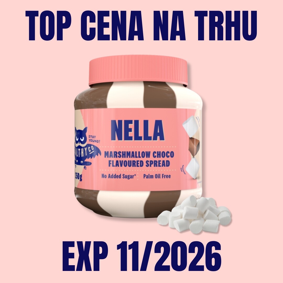 HealthyCo Nella Marshmallow Chocolate 350 g EXP 11/2026