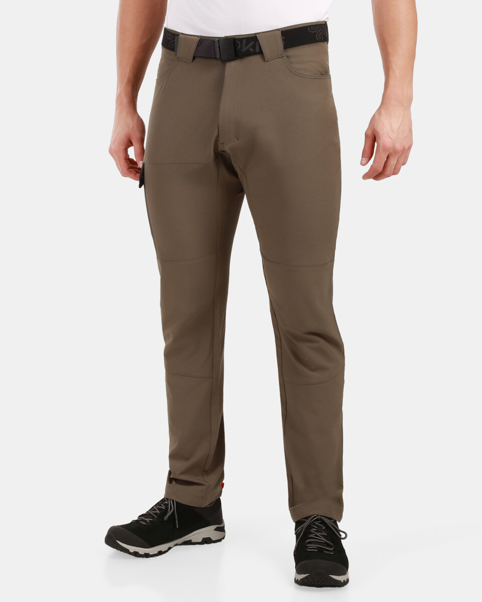 Pánské outdoorové kalhoty kilpi ligne-m khaki m