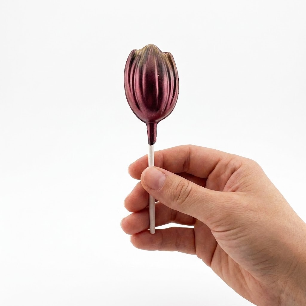 Chocolenka Čokoládové lízátko - Tulipán