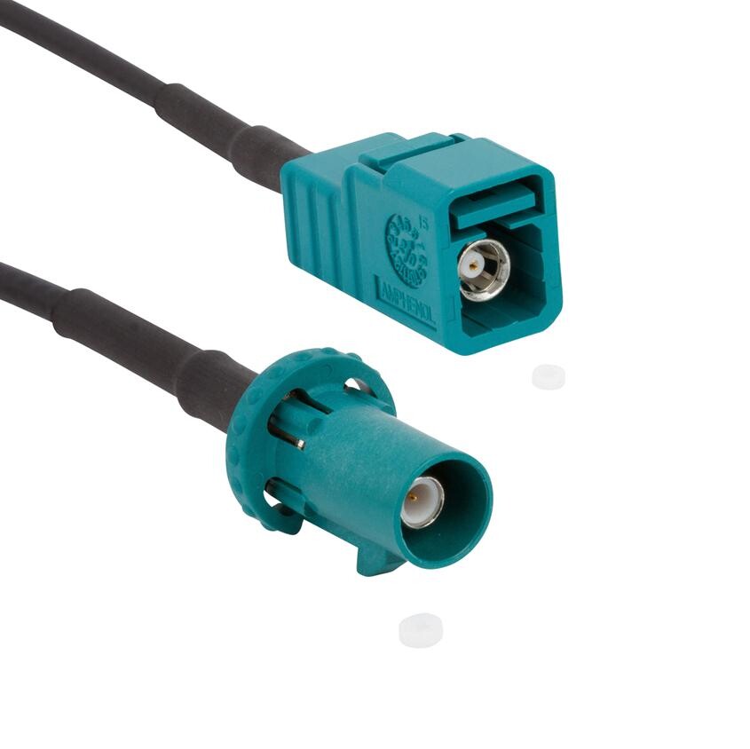Amphenol Rf 095Fpzfjzsh-024 Rf Coax Cable, Fakra Plug-Jack, 24
