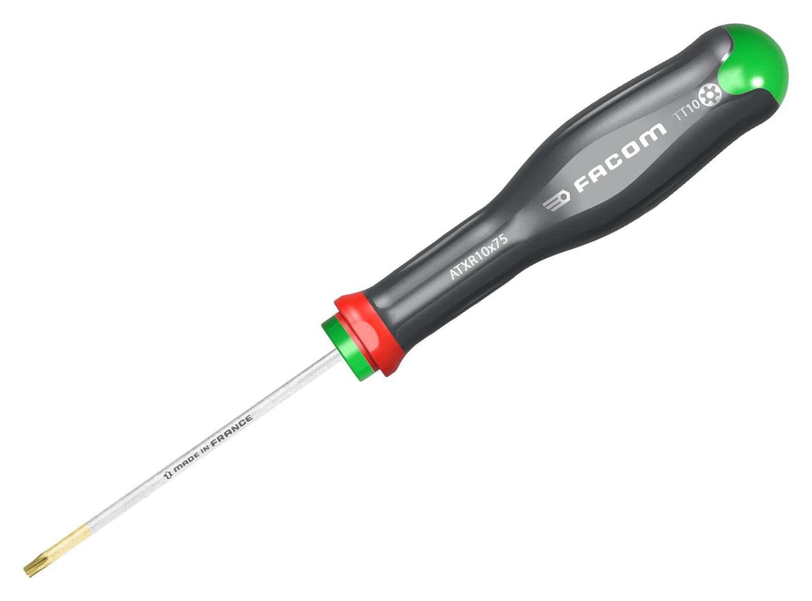 Facom Atxr10X75 Screwdriver, Torx, Tt10, 75Mm, 184Mm