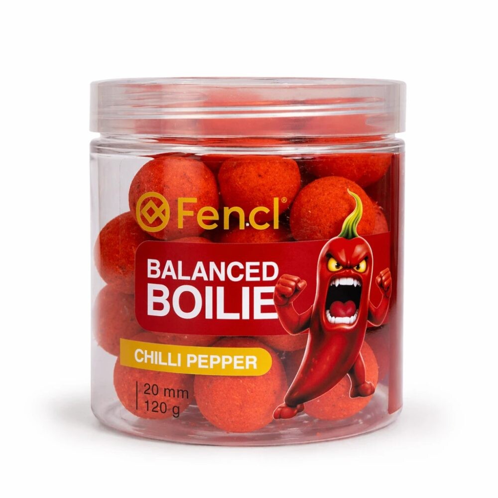 Fencl Balanced Boilie Chilli Pepper 120g - 20mm
