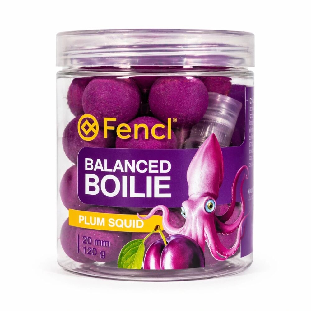 Fencl Balanced Boilie Plum Squid 120g - 20mm