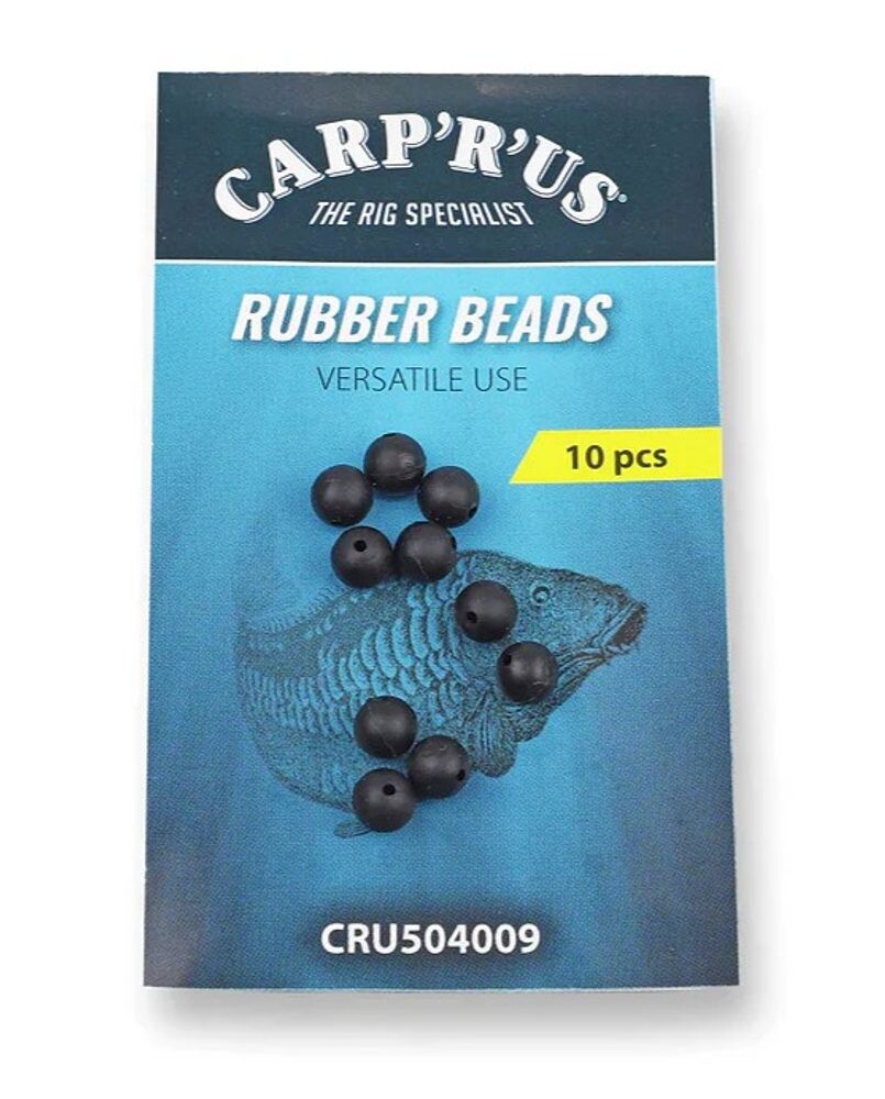 Carp'R'Us Gumové korálky Rubber Beads 6mm 10ks