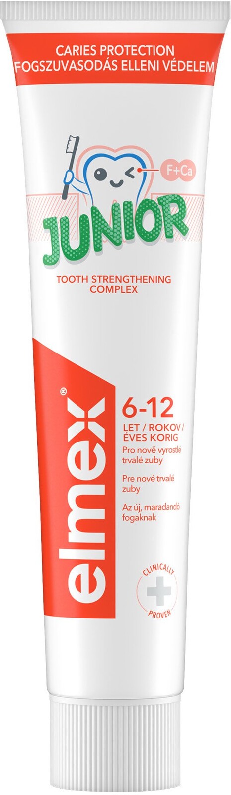 ELMEX Junior zubní pasta pro děti ve věku 6-12 let 75 ml