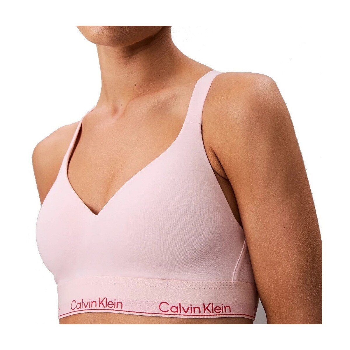 Calvin Klein Jeans  Ropa Interior Mujer Modèle Lift Bralette Icon Cotton Modal  Růžová